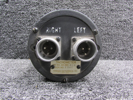 Weston 22-281-022 (Alt: 26-66006-1) Weston Dual Tachometer Indicator