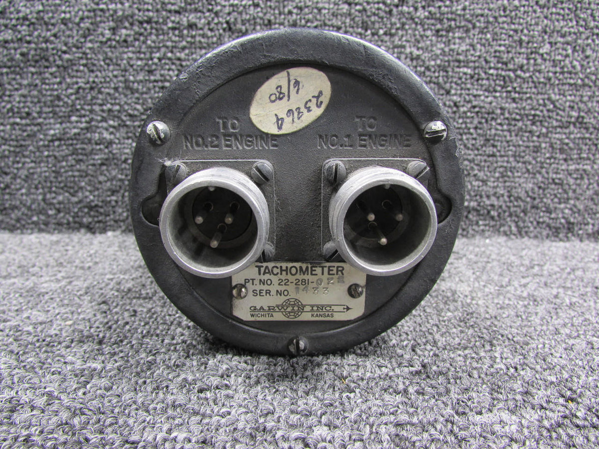 Weston 22-281-022 Garwin Dual Tachometer Indicator