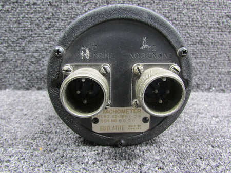 Edo-Aire 22-281-022 Edo Aire Dual Tachometer Indicator