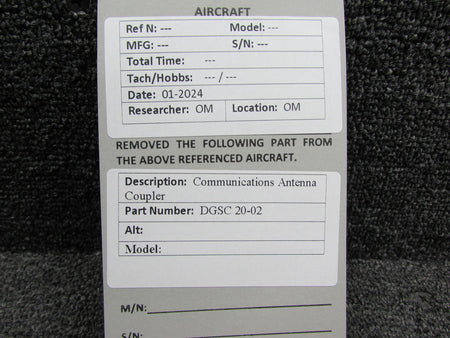 Communication Components DGSC 20-02 Communications Antenna Coupler