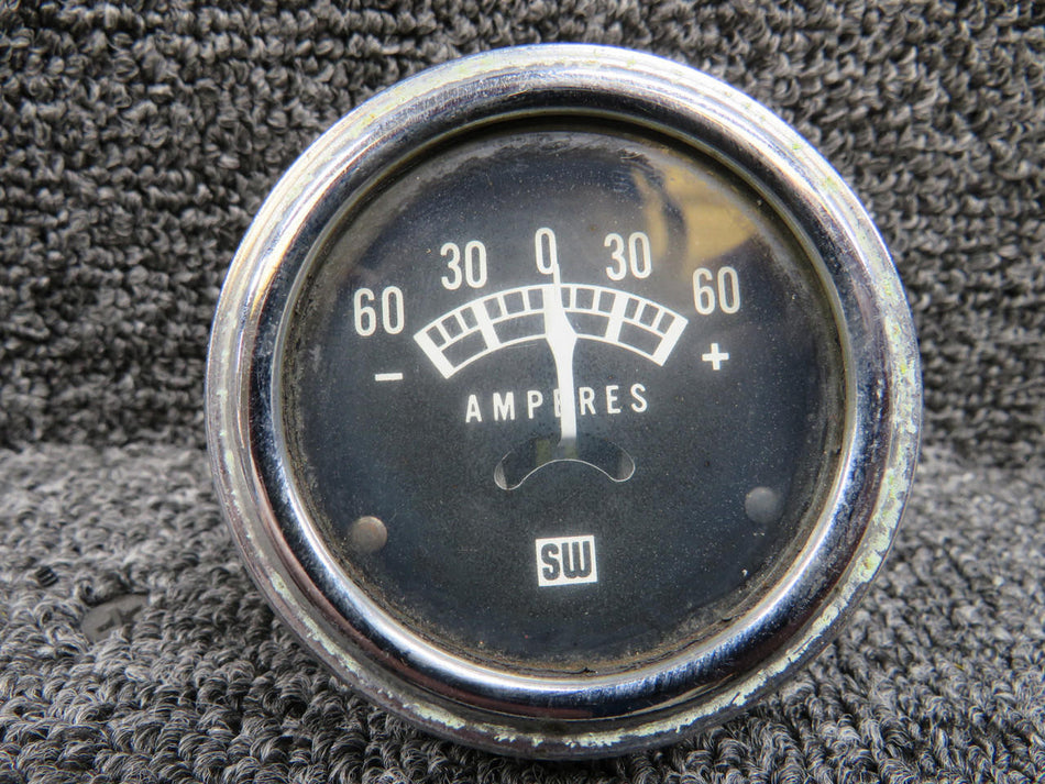 Stewar Warner 416883 Stewart Warner Ammeter Indicator (-60 to 60A)
