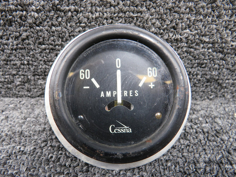 Stewart-Warner 433269 Stewart Warner Ammeter Indicator (-60 to 60A) (Bent Stud)