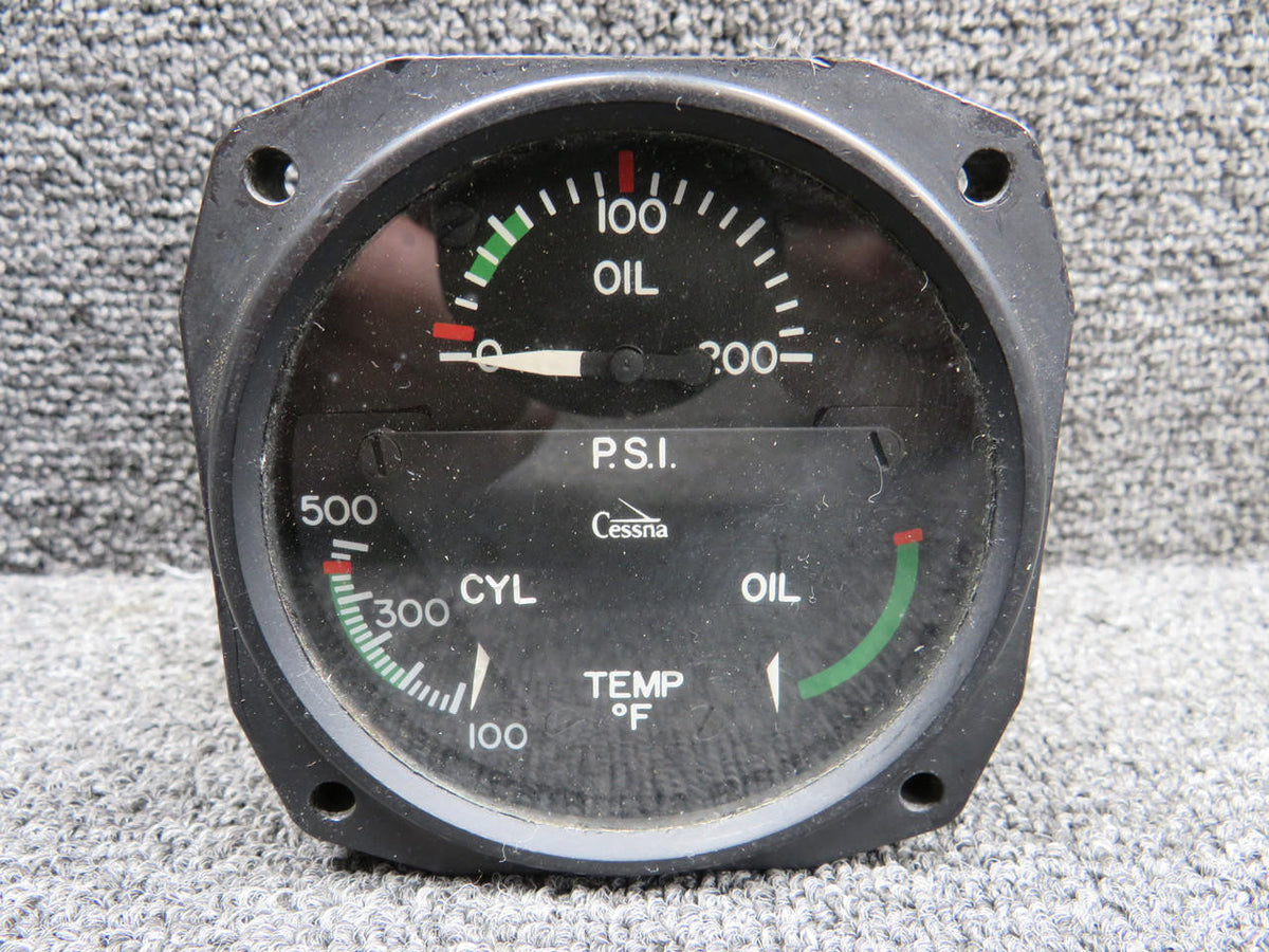 Aircraft Instruments CM2634-1 Aircraft Instruments Tri Engine Gauge Indicator