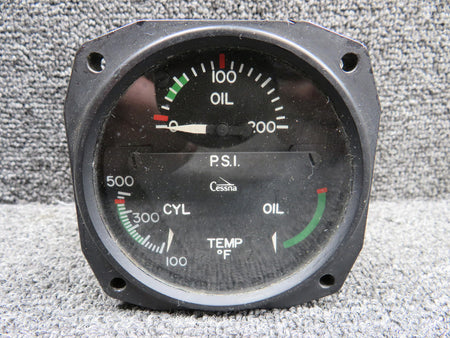 Aircraft Instruments CM2634-1 Aircraft Instruments Tri Engine Gauge Indicator