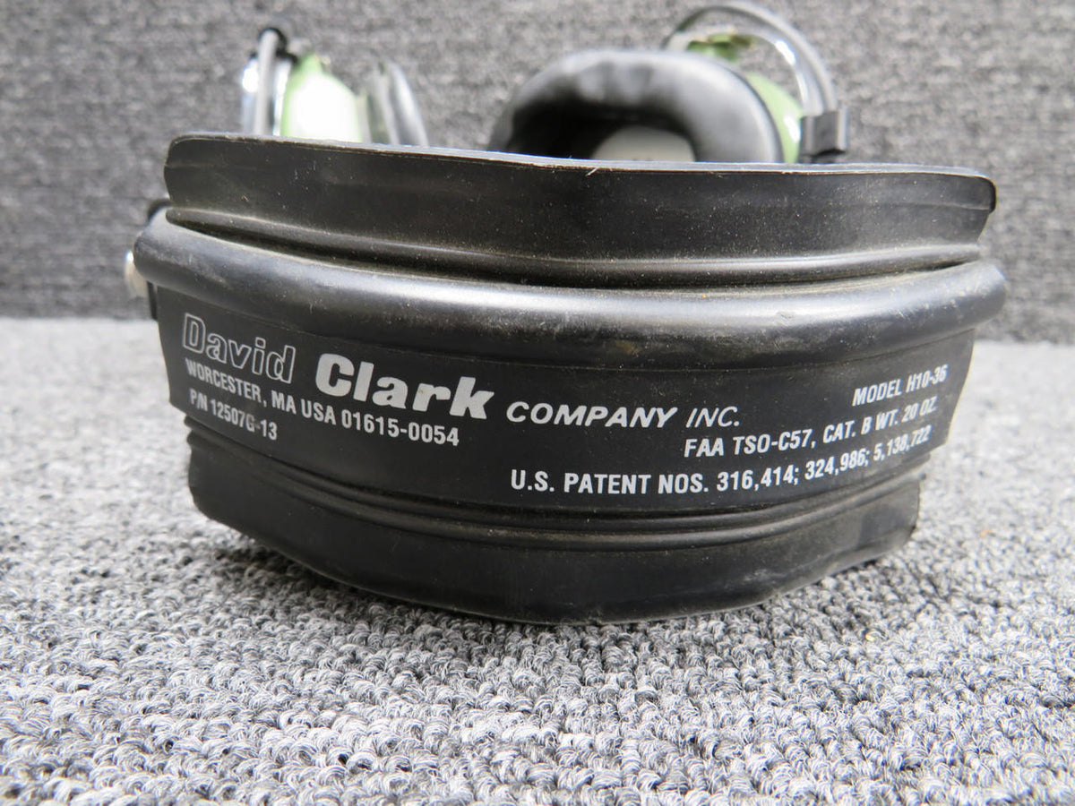 David Clark 12507G-13 David Clark H10-36 Headphones (Damaged Earpieces)