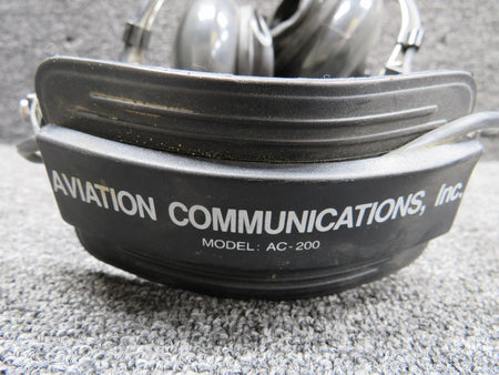 Avcomm AC-200 Avcomm Headphones (Damaged Rubber on Wire)