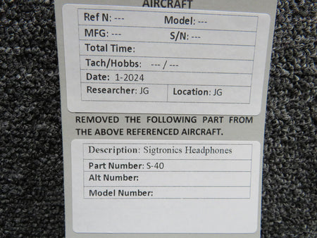 Sigtronics S-40 Sigtronics Headphones