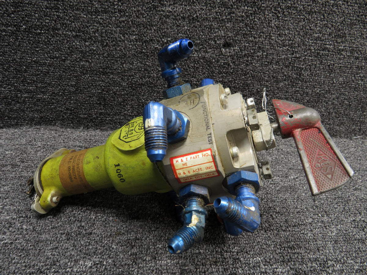H and E Aircraft HE-825-1 H and E Fuel Selector Valve Assembly