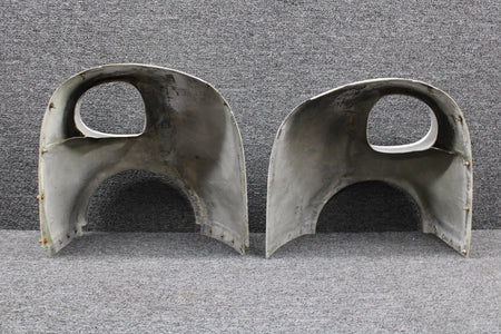 Cessna Aircraft Parts 0851202-7, 0851202-8 Cessna 401A Engine Nose Cap Assembly Inbd and Outbd Set