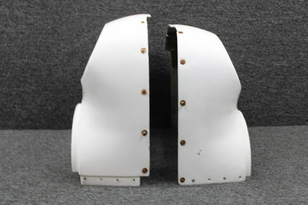 Cessna Aircraft Parts 0851202-7, 0851202-8 Cessna 401A Engine Nose Cap Assy Inbd, Outbd Set (Cracked)