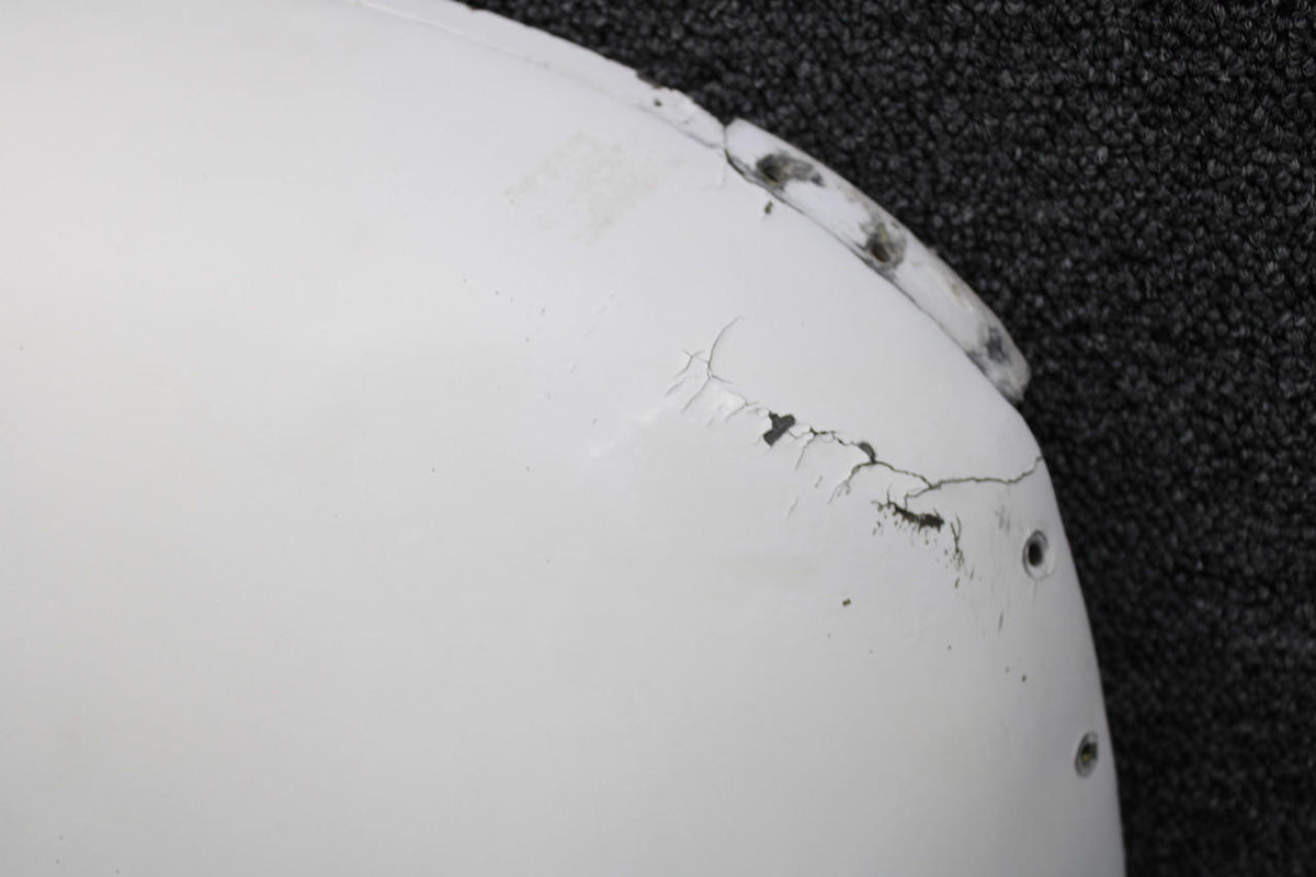 Cessna Aircraft Parts 0851202-7, 0851202-8 Cessna 401A Engine Nose Cap Assy Inbd, Outbd Set (Cracked)