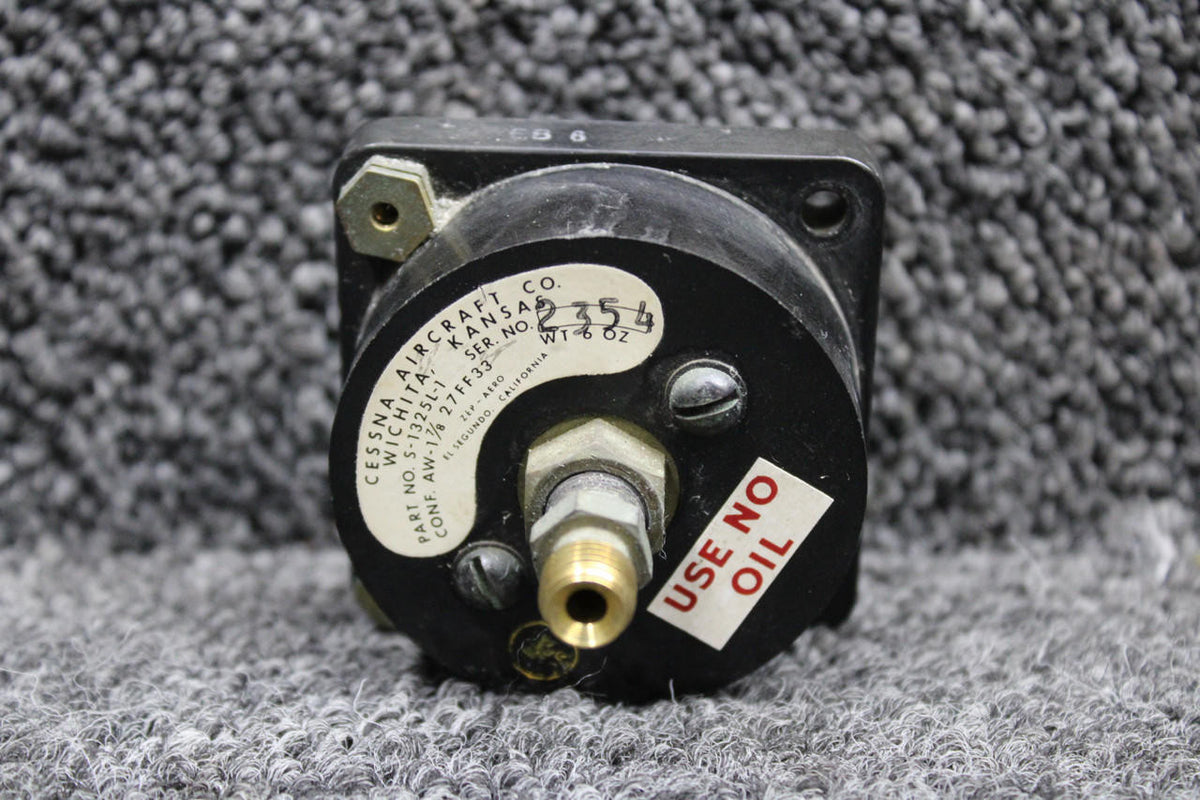 Zep Aero S-1325L-1 Zep-Aero Oxygen Cylinder Pressure Indicator (0-2000 PSI)