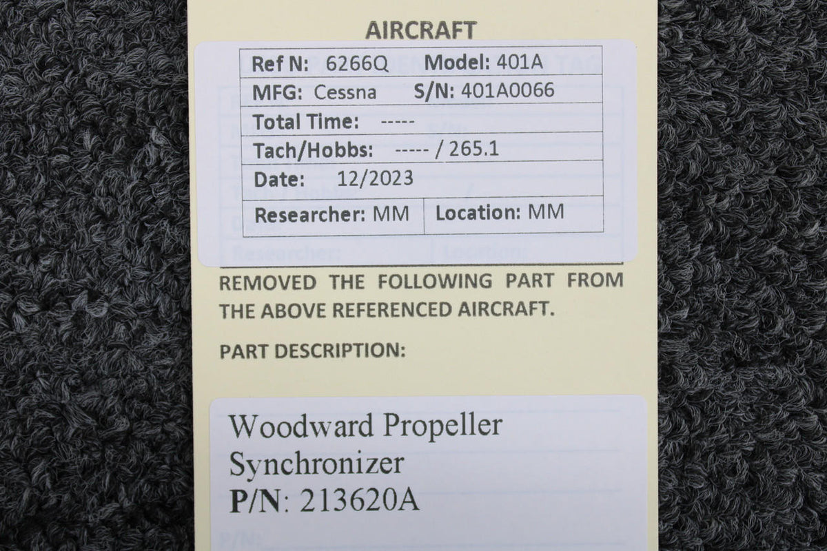 Woodward 213620A Woodward Propeller Synchronizer Assembly