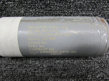 Gull Airborne 200-020-001 Gull Airborne Fuel Quantity Indicator 115VAC (Loose Parts) (Core)