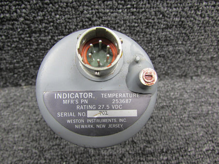 Weston 253687 Weston Cabin Air Temperature Indicator 27.5 VDC