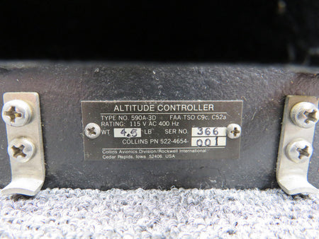 Collins 522-4654-001 Collins 590A-3D Altitude Controller