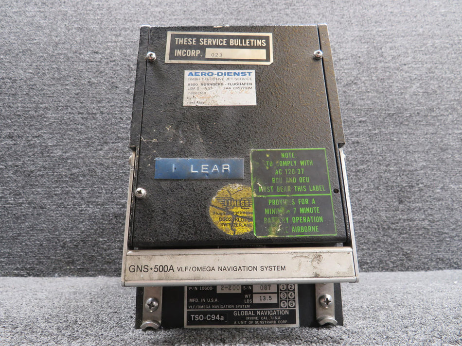 Global Navigation 10600-2-200 Global GNS500A VHF-Omega Navigation System