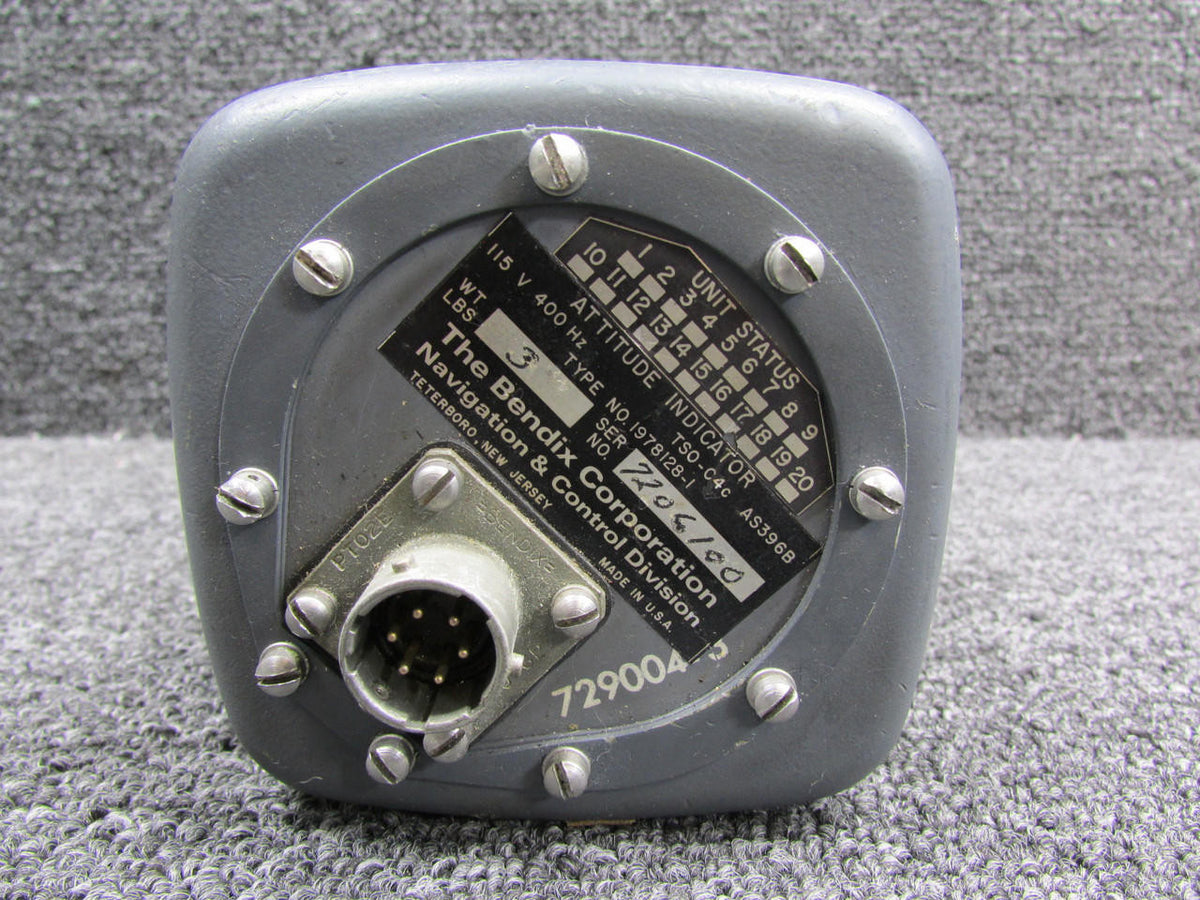 Bendix 1978128-1 Bendix AS396B Attitude Indicator (115V)