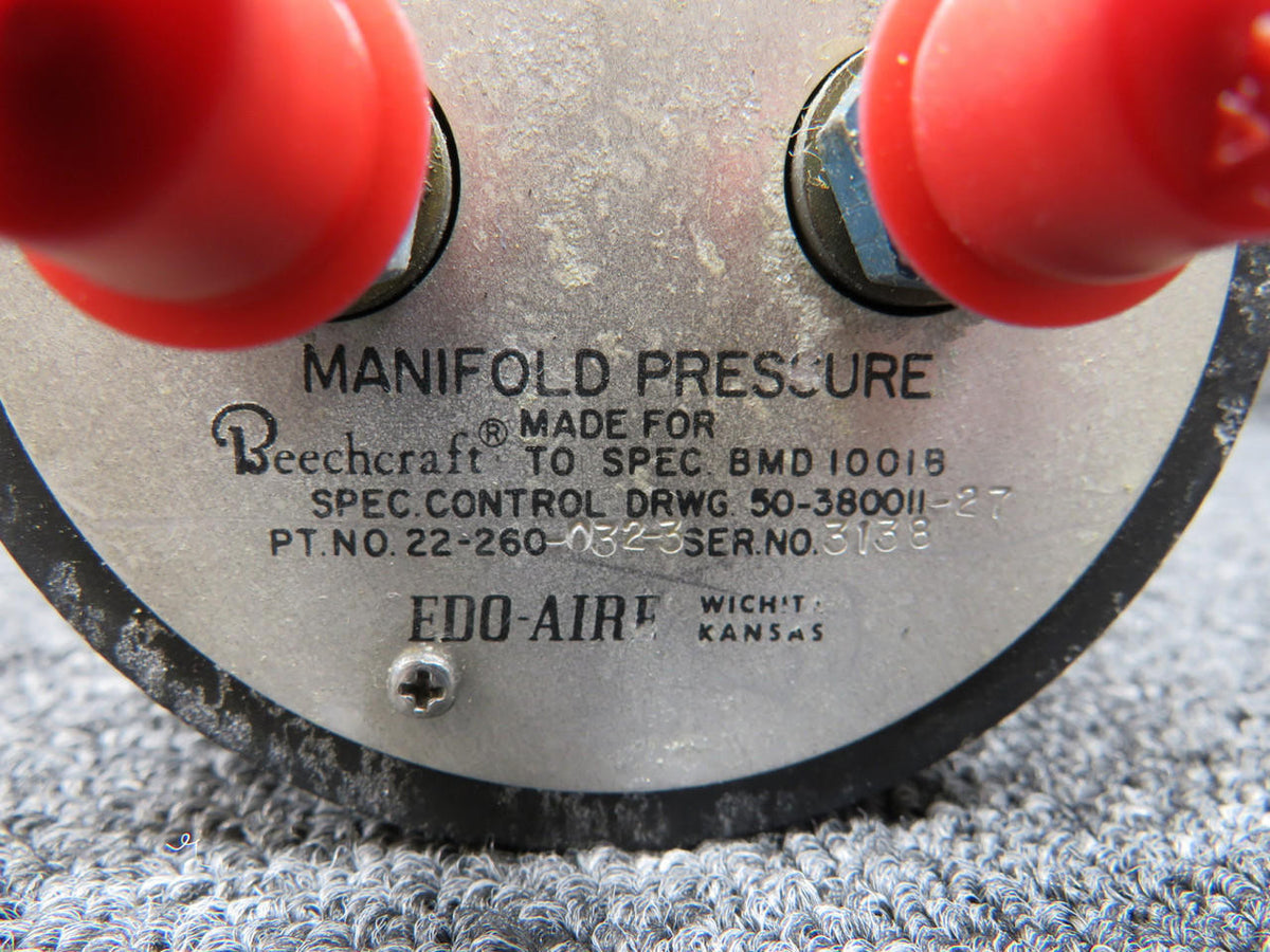 Edo-Aire 22-260-032-3 Edo-Aire Dual Manifold Pressure Indicator