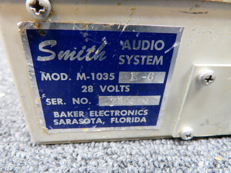 Smiths M-1035-K-6 Smith Audio System (28V) (Broken Button)