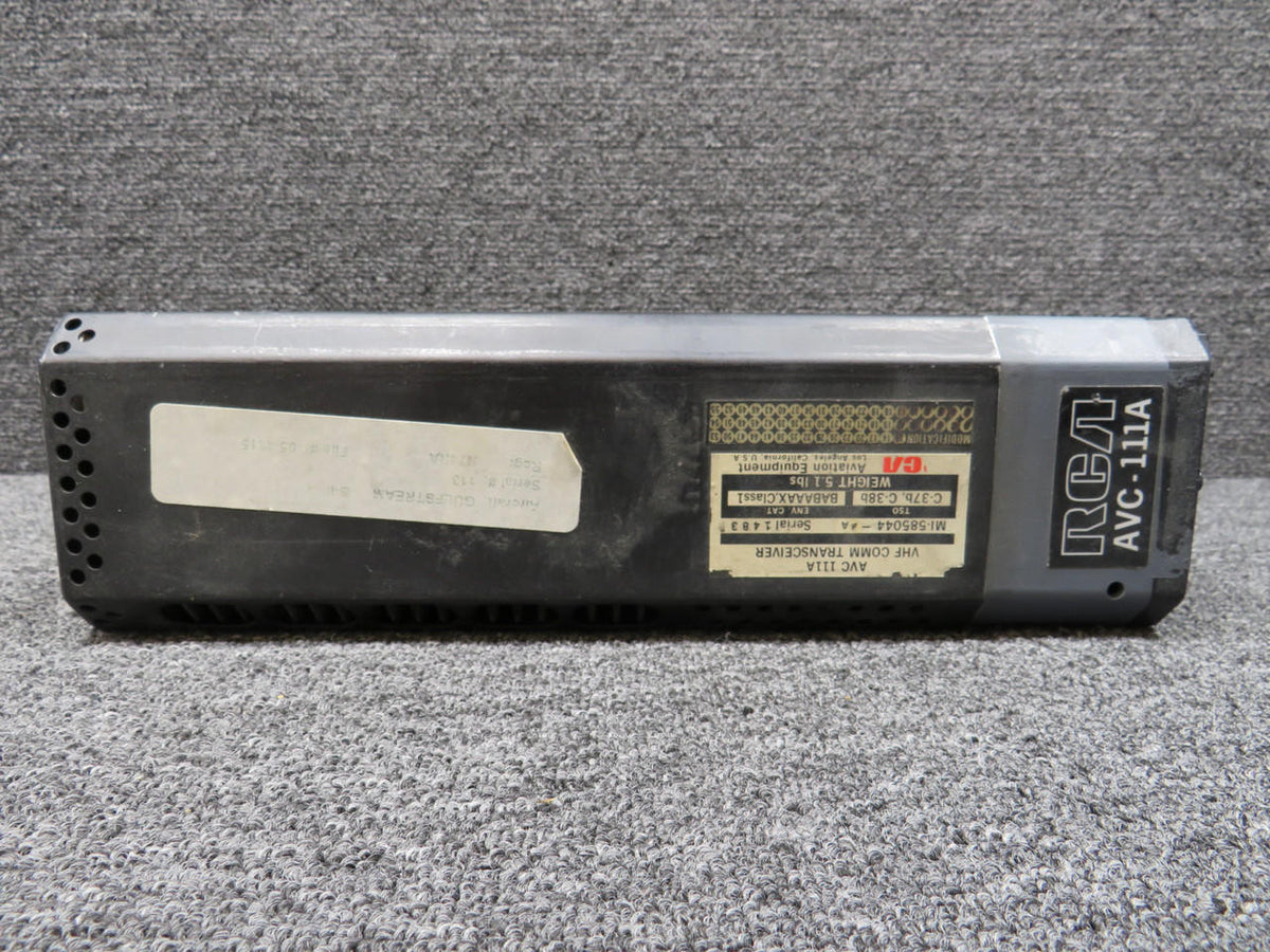 RCA MI-585044-4A RCA AVC-111A VHF Comm Transceiver