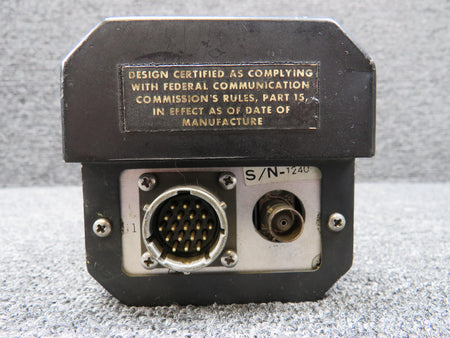 RCA MI-585074-7 RCA AVC-110A VHF Comm Transceiver with Modifications