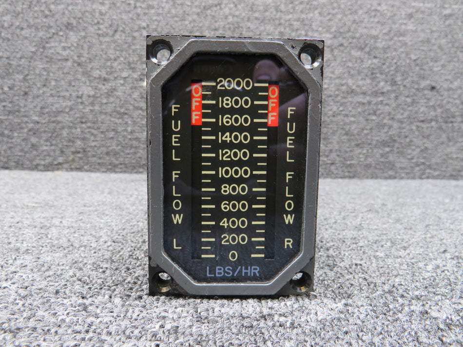 US Gauge VSDL-OC208E (Alt: 9912147-16) U.S. Gauge Dual Fuel Flow Indicator (28V)