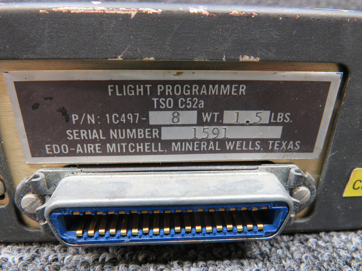 Edo-Aire 1C497-8 Edo-Aire Mitchell Century IV Flight Programmer (Test Button Broken)