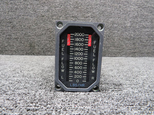 VSDL-OC208E (Alt: 9912147-16) US Gauge Dual Fuel Flow Indicator (28V)