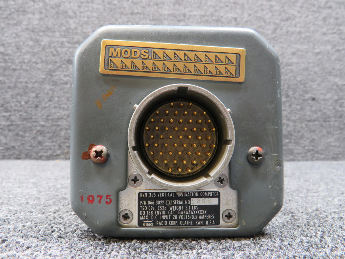King Radio 066-3022-01 King Radio KVN-395 Vertical Navigation Computer (28V)