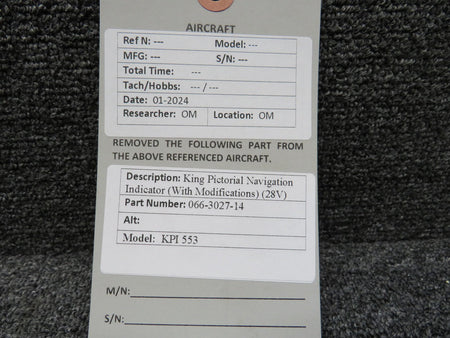 King 066-3027-14 King KPI-553 Pictorial Navigation Indicator with Modifications (28V)