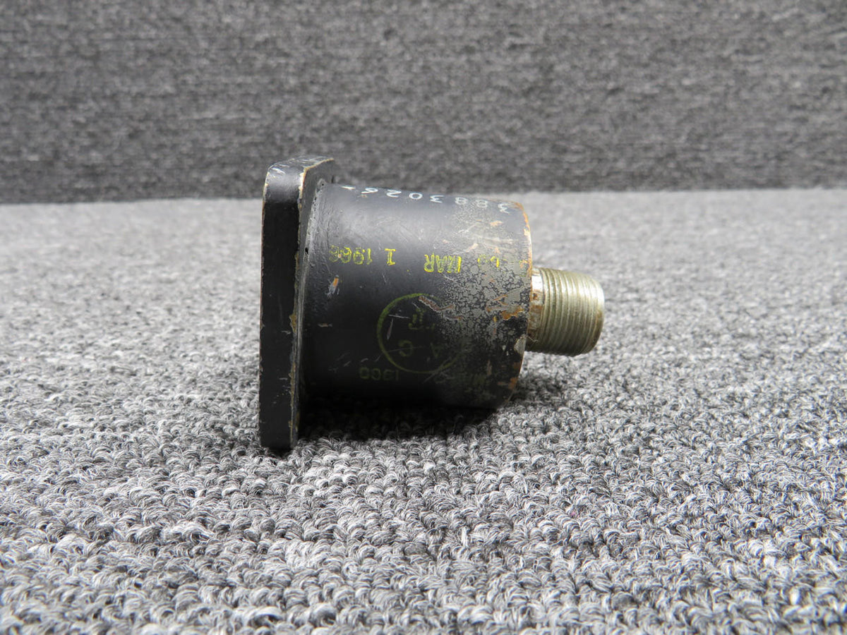 General Electric 8DJ49GCY-2 General Electric Rudder Trim Tab Indicator 28V (Worn Face Paint)