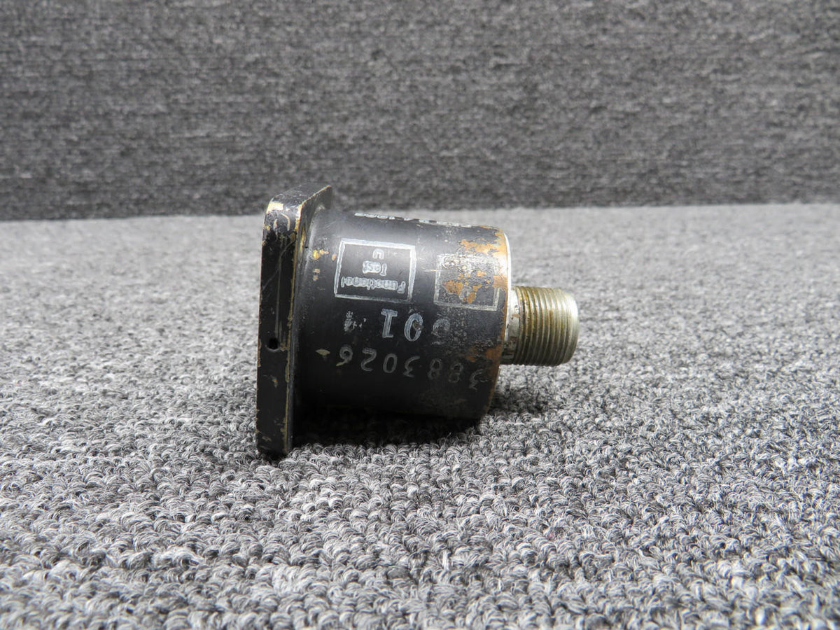 General Electric 8DJ49GCY-2 General Electric Rudder Trim Tab Indicator 28V (Worn Face Paint)