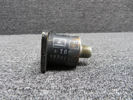 General Electric 8DJ49GCY-2 General Electric Rudder Trim Tab Indicator 28V (Worn Face Paint)