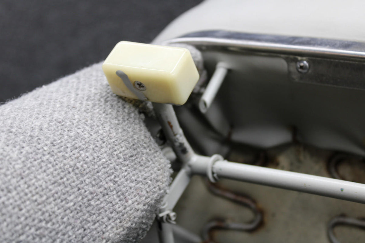 Cessna Aircraft Parts 5014000-1 Cessna 401A Passenger Seat Forward Facing (No Headrest) (Rails: 12.5”)