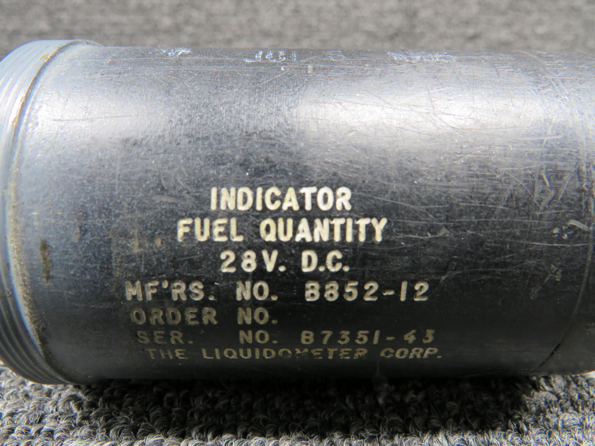Liquidometer B852-12 Liquidometer Fuel Quantity Indicator (28V) (Grey Face)