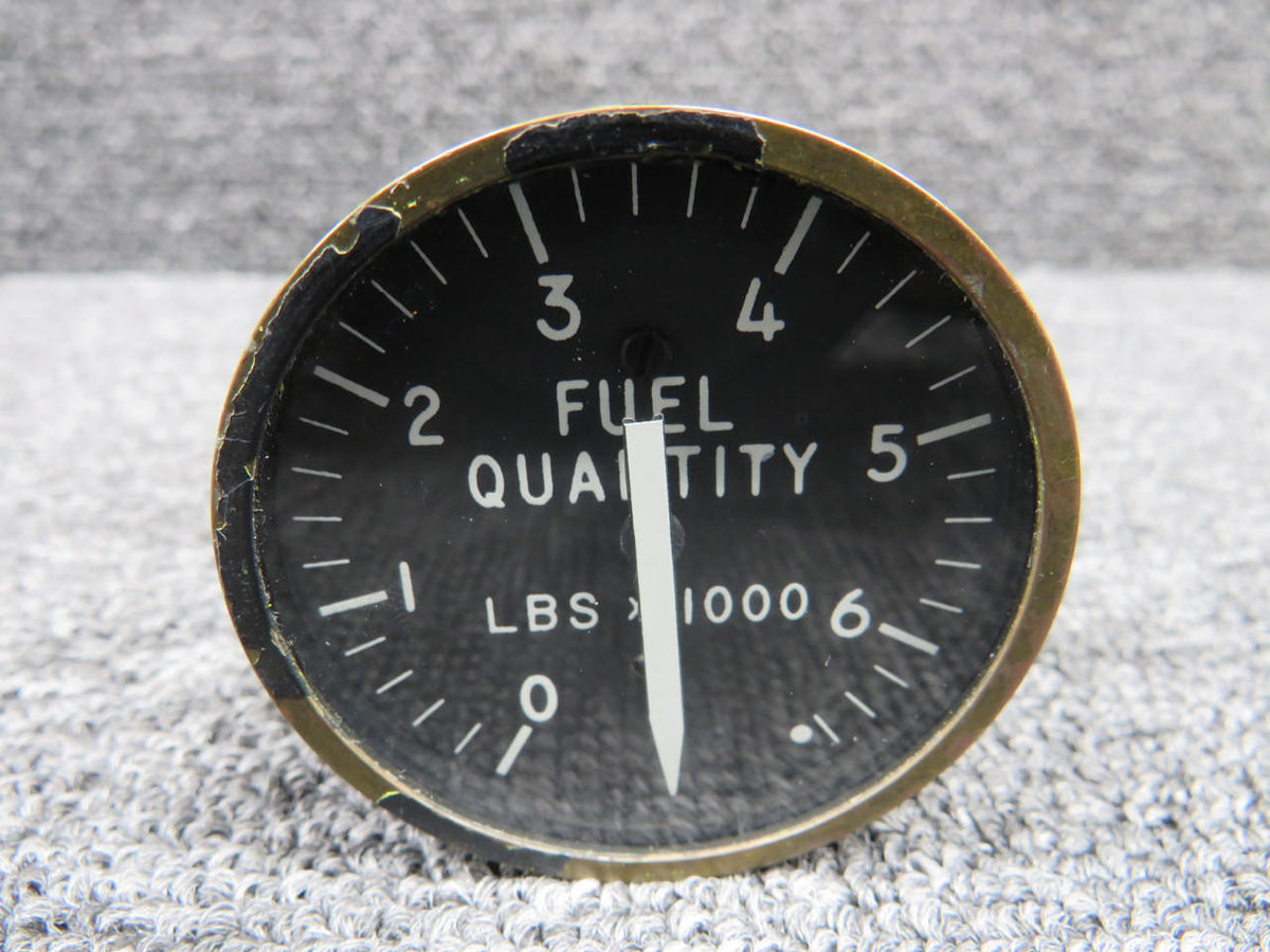 Liquidometer B852-12 (Alt: 3883016) Liquidometer Fuel Quantity Indicator (28V) (Worn Paint)