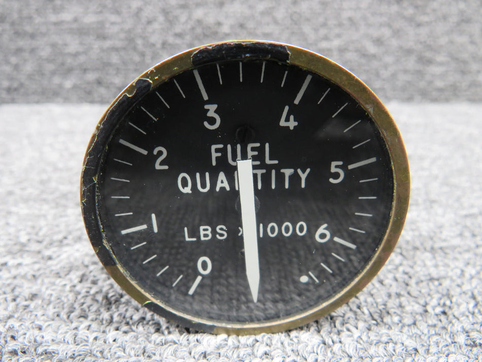 Liquidometer B852-12 (Alt: 3883016) Liquidometer Fuel Quantity Indicator (28V) (Worn Paint)