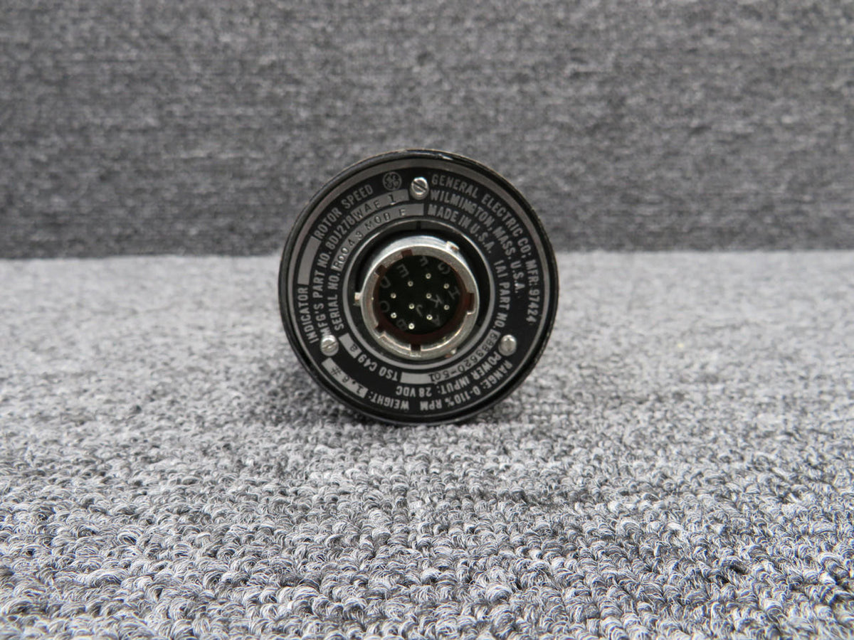 General Electric 8DJ278WAE1 (Alt: 6883620-501) General Electric Rotor Speed Indicator (28V)