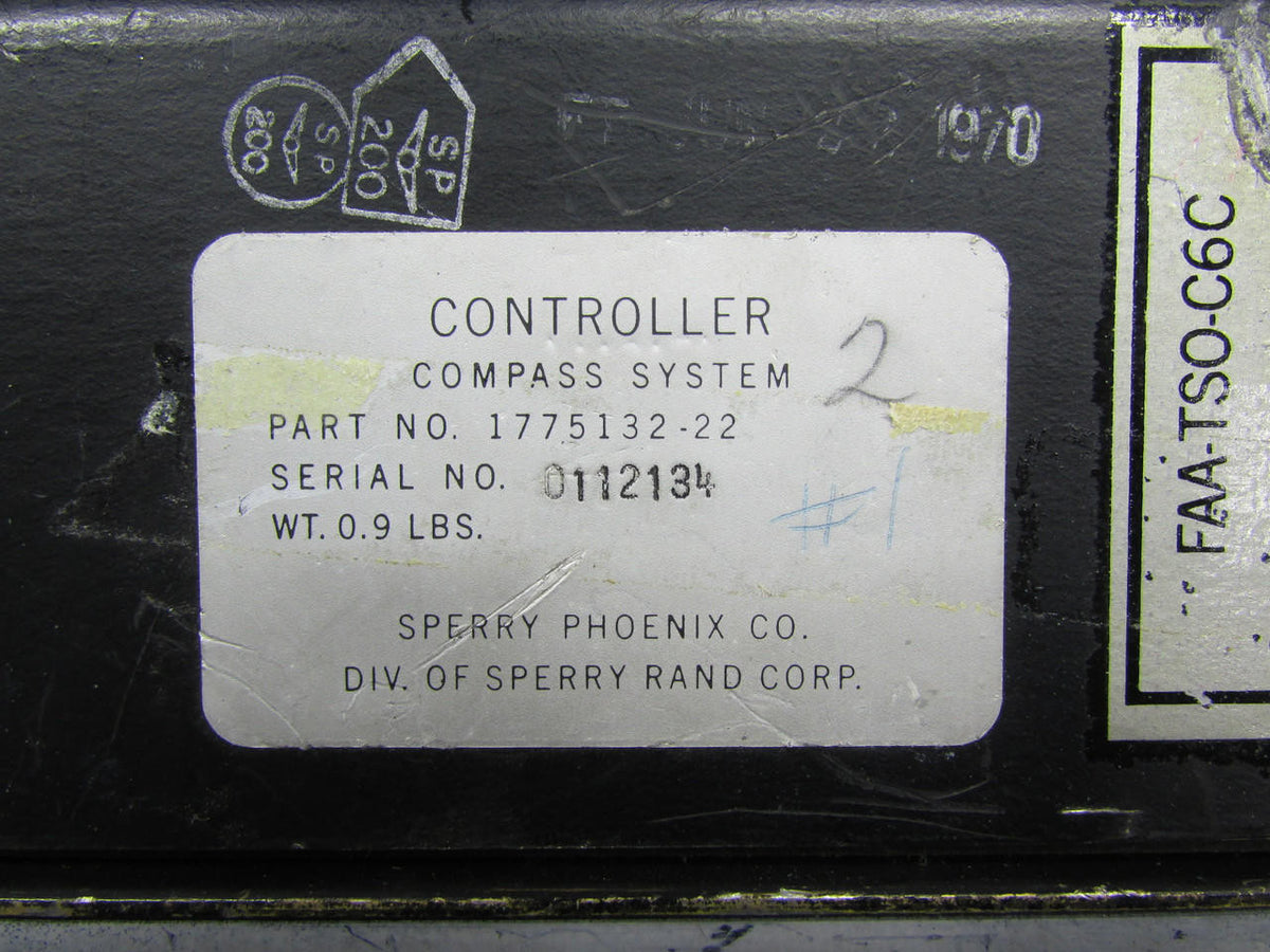 Sperry 1775132-22 Sperry Compass System Controller (Worn and Painted Face)