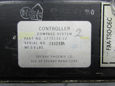 Sperry 1775132-22 Sperry Compass System Controller (Worn and Painted Face)