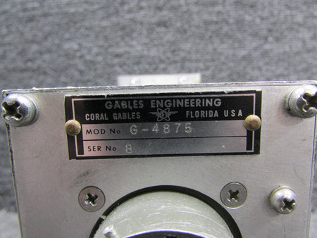 Gables G-4875 Gables ADF and ATC Indicator (Grey Face) (Cracked Screen)