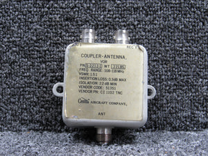 S-2212-1 (Alt: CI-1102-TNC) Cessna Antenna Coupler