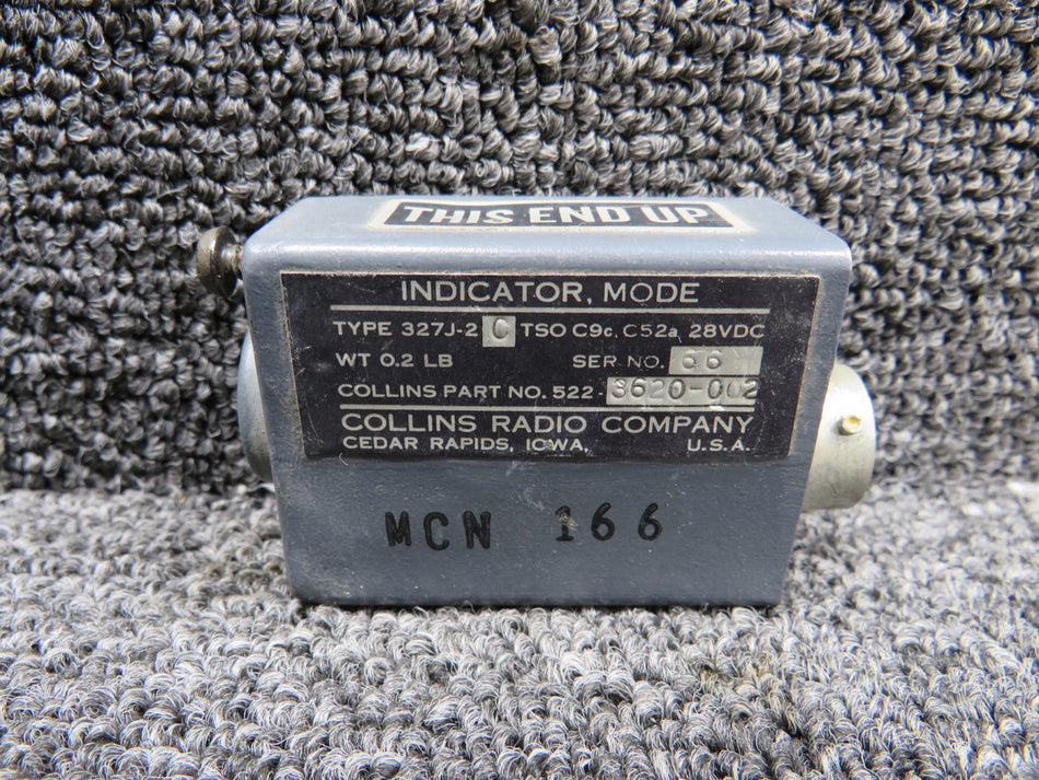 522-3620-002 Collins 327J-2C Mode Indicator (28V)