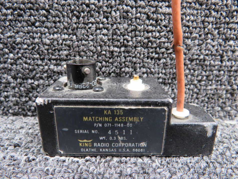 071-1148-00 King Radio KA-135 Matching Assembly Damaged Mount