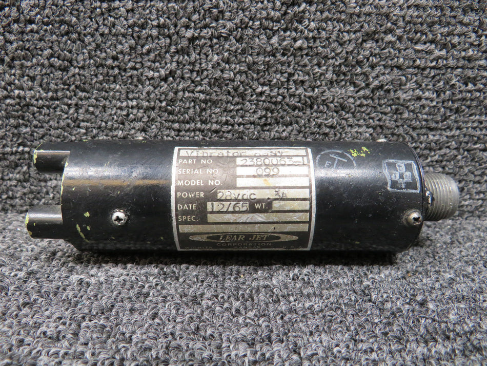 2380063-1 Learjet Vibrator Assembly (28V)