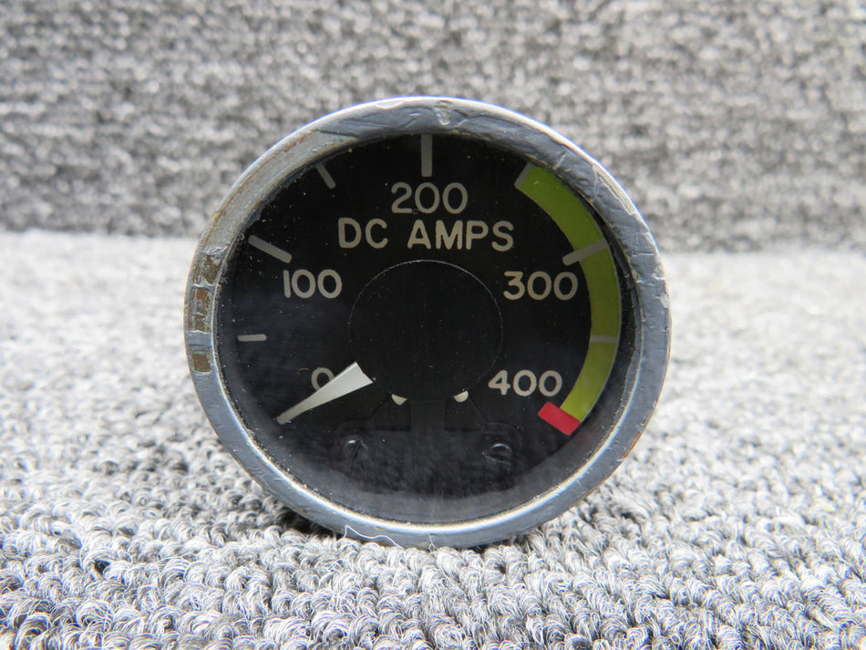 153LA30A Lewis Engineering DC Ammeter Indicator (Worn Face and Paint)