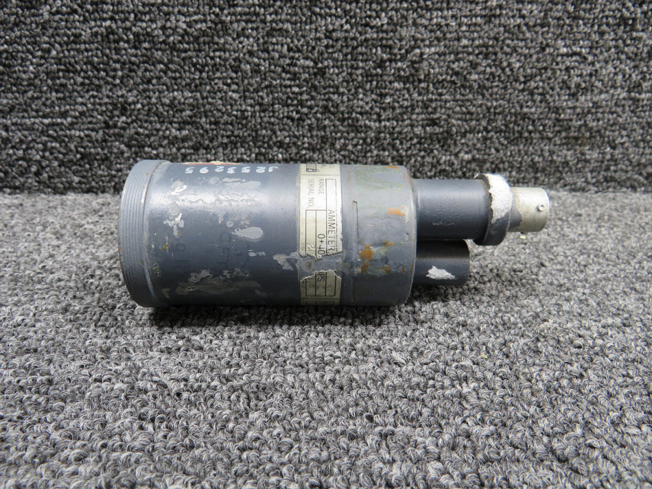 153LA30A Lewis Engineering DC Ammeter Indicator (Worn Face and Paint)