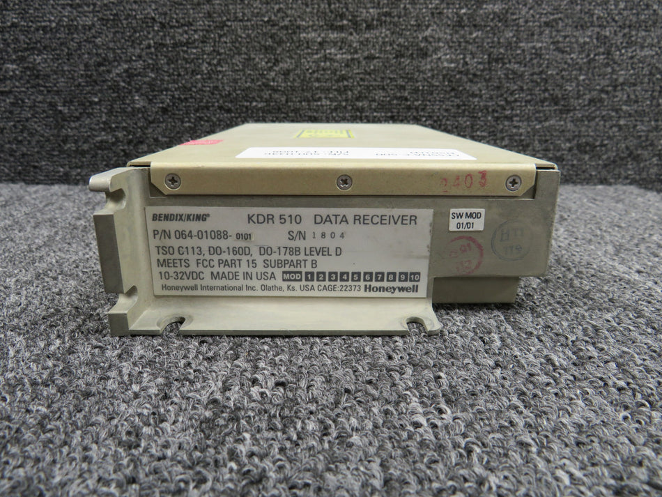 064-01088-0101 Bendix King KDR-510 Data Receiver (Volts: 10-32)