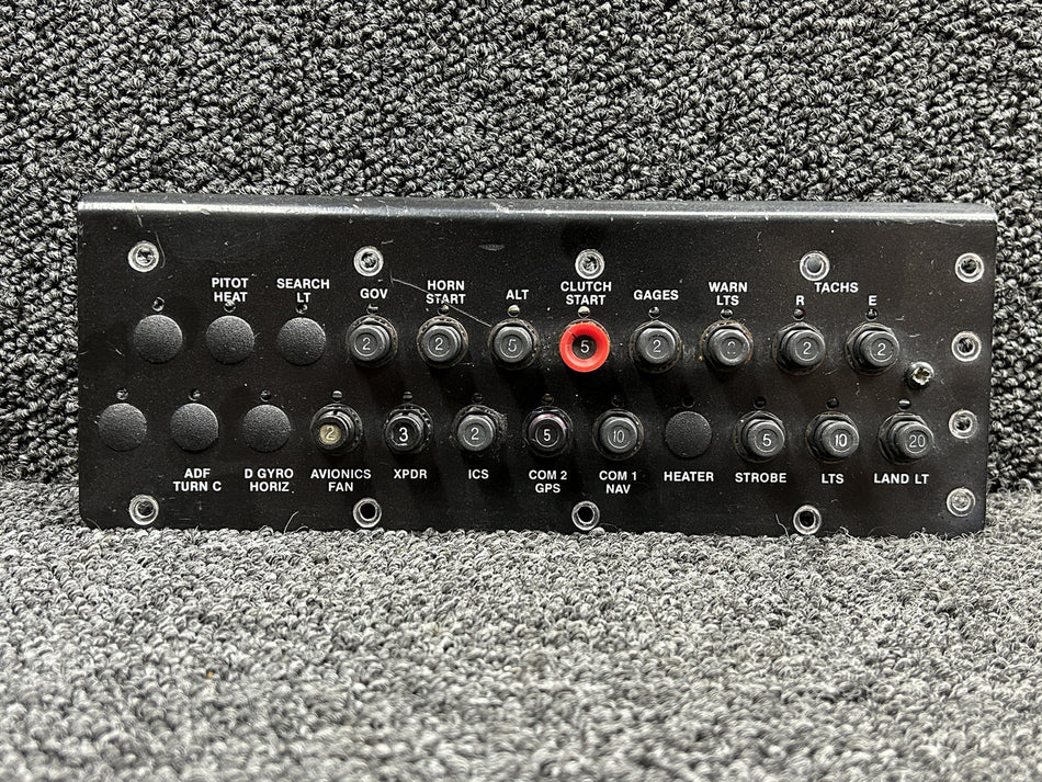 B490-2 Mechanical Products, Klixon Circuit Breaker Panel (Amps: 2, 3, 5, 10, 20)